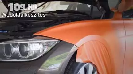 BMW karosszéria fóliázás videó